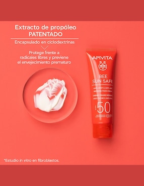 Protector solar FPS 50+ Apivita bee sun safe 50 ml
