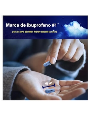 Tabletas para desinflamar y aliviar dolor intenso Advil Pm Nocturno