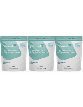 Glucosamina & Colágeno Tipo II - Pronat Pronat de 300 g