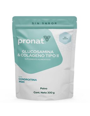 Glucosamina & Colágeno Tipo II - Pronat Pronat de 300 g