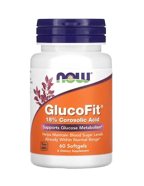 GlucoFit Now con vitaminas y minerales de 60 cápsulas