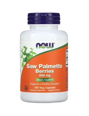 Saw Palmetto Berries Now con saw palmetto de 100 cápsulas
