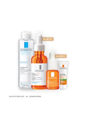 Kit tratamiento facial vitamina c oil control antiedad La Roche Posay