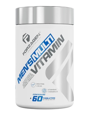 Men´s Multi Vitamin Suplemento alimenticio Forzagen tabletas para hombre