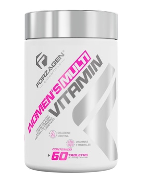 Women´s Multi Vitamin suplemento alimenticio Forzagen tabletas para mujer