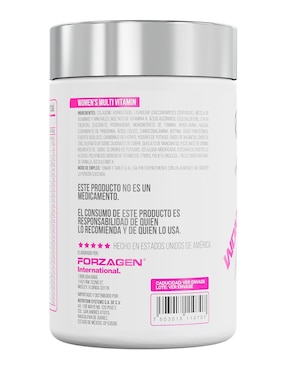 Women´s Multi Vitamin suplemento alimenticio Forzagen tabletas para mujer