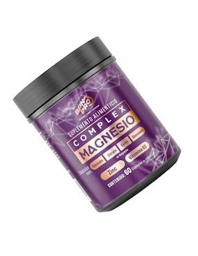 Suplemento Alimenticio Complex Magnesio Bpn Pro con citrato de magnesio, glicinato de magnesio, gluconato de magnesio y óxido de magnesio de 60 cápsulas
