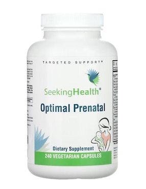 Optimal prenatal Seeking Health con Vitaminas y minerales de 240 cápsulas