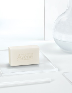 Limpiador facial Cleanance barra exfoliante facial sin jabón piel grasa 100 g Avène para acné