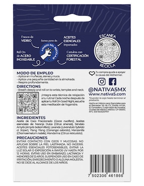 Aceite esencial Nativa5 de manzanilla 3 ml
