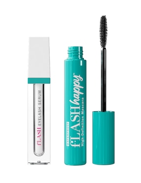 Set tratamiento para pestañas Eyelash Serum 2 Ml + High Definition Mascara 9.2 Ml crecimiento Flash Flash Cosmetics