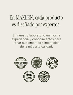 Magnesio complex 5 + omega 3 Maklen con 140 cápsulas