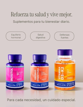 Complejo B + Omega 3 Maklen de 120 cápsulas