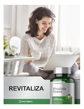 Rhodiola Rosea Horbaach con Rhodiola Rosea de 180 cápsulas
