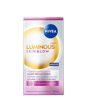Exfoliante facial Luminous Tónico Glow Instantáneo Nivea Skin Glow para todo tipo de piel