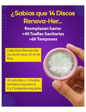 Discos menstruales Renova-Her