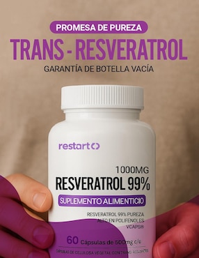 Resveratrol 99% 1000 mg Restart de 60 cápsulas
