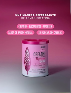 Creatine Electrolyte Refresher Birdman sabor limonada rosa de 300 g
