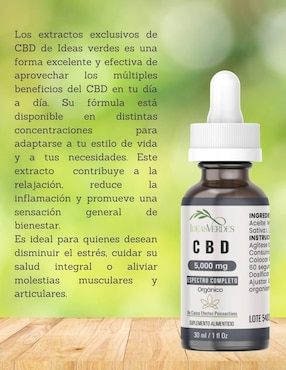 Aceite CBD Ideas Verdes