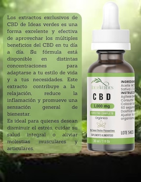 Aceite CBD Ideas Verdes