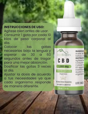 Aceite CBD Ideas Verdes