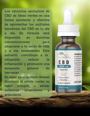 Aceite CBD Ideas Verdes