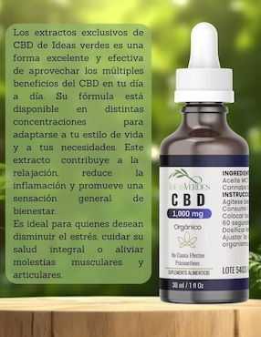 Aceite CBD Ideas Verdes