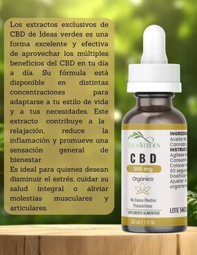 Aceite CBD Ideas Verdes