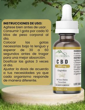 Aceite CBD Ideas Verdes