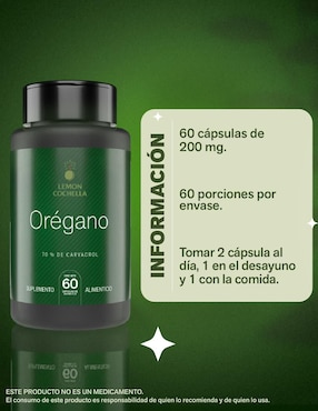 Orégano Lemon Cochella de 60 cápsulas