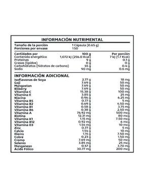 Multivitamínico Beyond Vitamins cápsulas para mujer