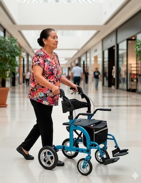 Silla de ruedas Andafacil 2en1