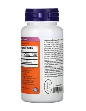 Astaxantina Now de 90 cápsulas
