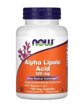 Ácido alfa lipoico Now de 120 cápsulas