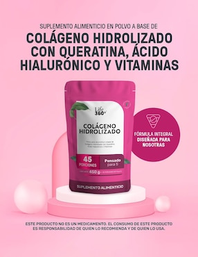 Colágeno hidrolizado Life360+ de 450 g