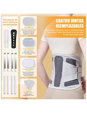 Faja para postura Belug con compresión media unisex