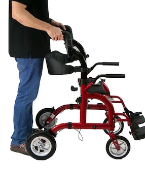 Andadera Andafacil Rollator 2 en 1 portátil