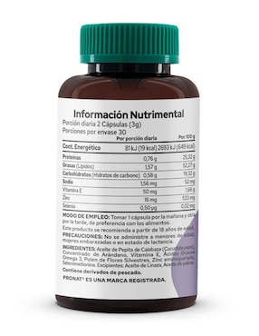 Set de suplementos alimenticios de Coenzima Q10 y Prosunat Pronat