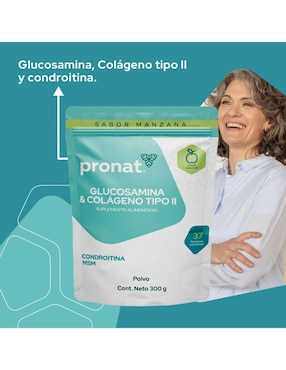 Set de suplementos alimenticios de Omega 3 infantil gomitas y glucosamina & colágeno tipo II Pronat de diferentes sabores