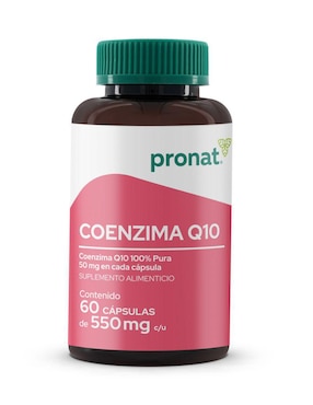 Set de suplementos alimenticios de Coenzima Q10 e isoflavonas de soya Pronat