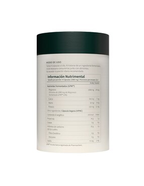 Magnesio Fermentado GPM* de OXOMIO de 90 cápsulas