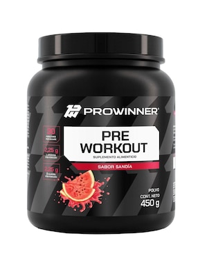 Set de suplementos de PreWorkout Sandia y Albúmina de Huevo Prowinner con proteína de soya con aminoácidos