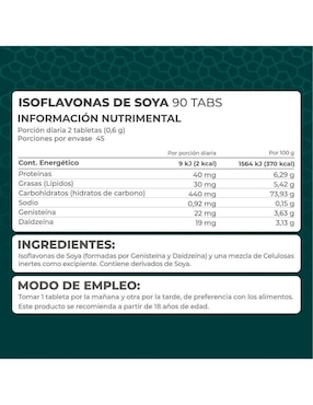 Set de suplementos alimenticios de omega 3 premium y isoflavonas de soya Pronat