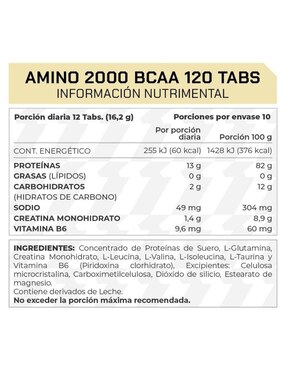 Set de suplementos alimenticios de creatina monohidrato y amino 2000 bcaa Prowinner