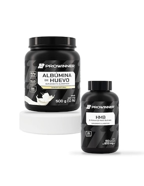 Set de suplementos alimenticios de albúmina de huevo y hmb Prowinner