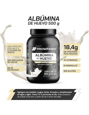 Set de suplementos alimenticios Albúmina de Huevo y Óxido Nítrico prowinner