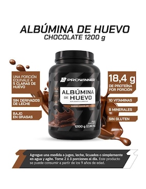 Set de suplementos alimenticios PreWorkout y Albúmina de Huevo prowinner
