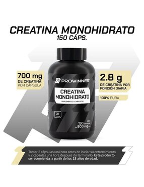 Set de suplementos alimenticios de creatina monohidrato y albúmina de huevo Prowinner