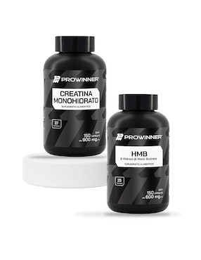 Set de suplementos alimenticios de creatina monohidrato y hmb Prowinner