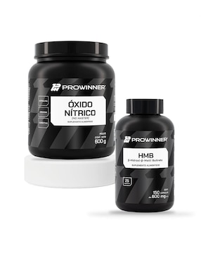 Set de suplementos alimenticios de óxido nítrico no master y hmb Prowinner